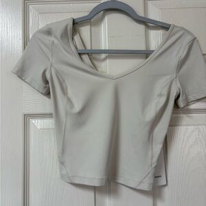 Lululemon Align Tee Short Sleeve Natural Ivory Size 2 NWT